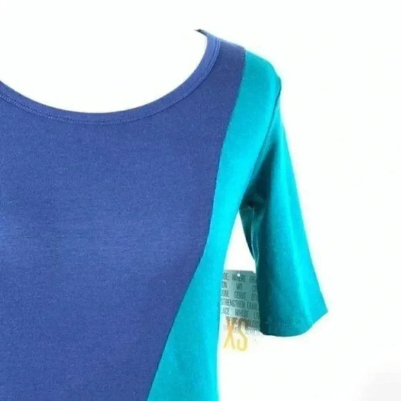 Lularoe dress straight Julia sz XS 0-2 color block - Picture 2 of 9